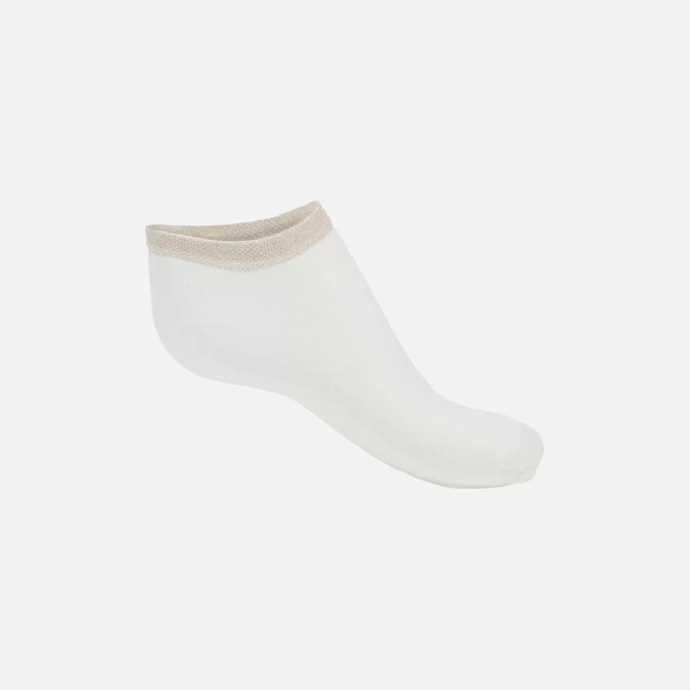 Geox PACK DE 2 MEIAS MULHER - MEIAS de mulher cinzento/branco Cheap