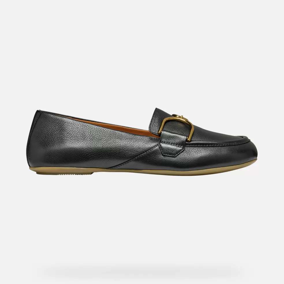 Geox PALMARIA MULHER - MOCASSINS de mulher preto Shop