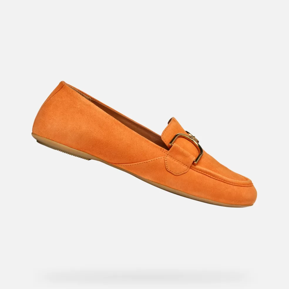 Geox PALMARIA MULHER - MOCASSINS de mulher laranja Cheap