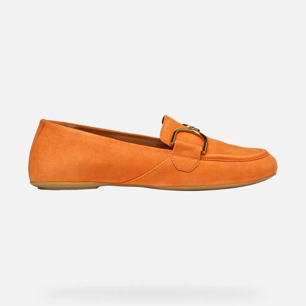 Geox PALMARIA MULHER - MOCASSINS de mulher laranja Cheap