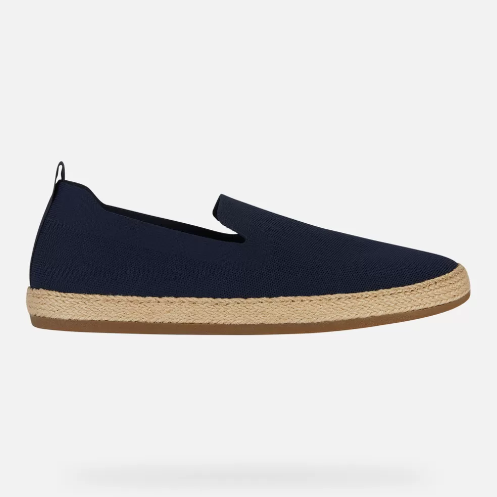 Geox PANTELLERIA HOMEM - SLIP ON de homem azul marinho Online