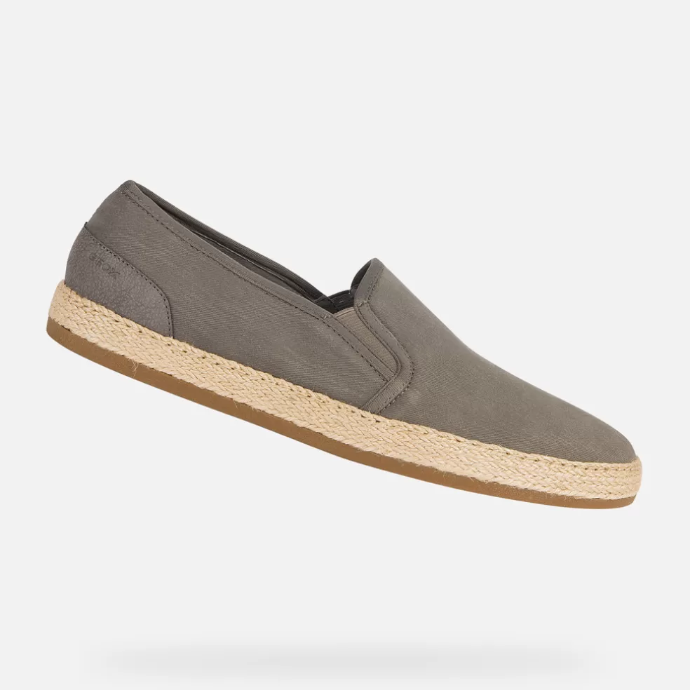 Geox PANTELLERIA HOMEM - SLIP ON de homem verde sálvia Best