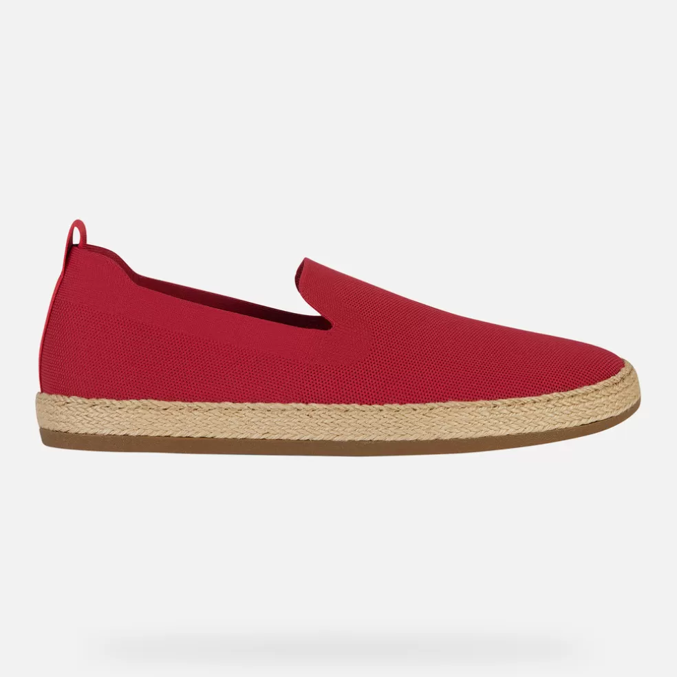 Geox PANTELLERIA HOMEM - SLIP ON de homem vermelho Best