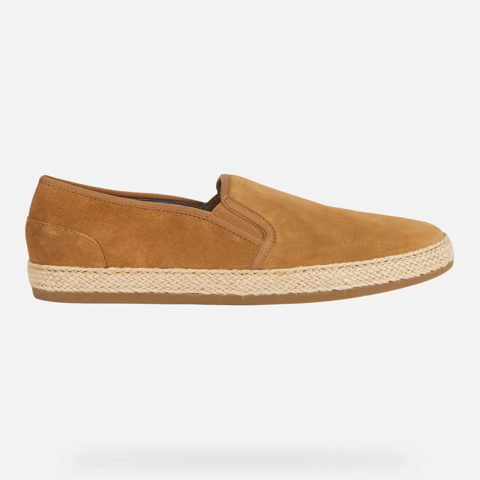 Geox PANTELLERIA HOMEM - SLIP ON de homem caramelo Shop