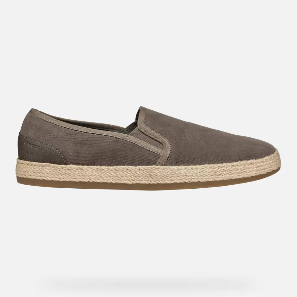 Geox PANTELLERIA HOMEM - SLIP ON de homem pardo Discount