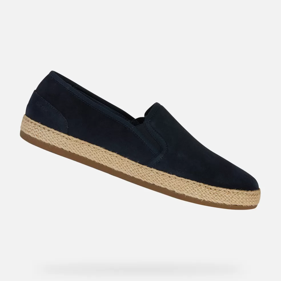 Geox PANTELLERIA HOMEM - SLIP ON de homem azul marinho Cheap