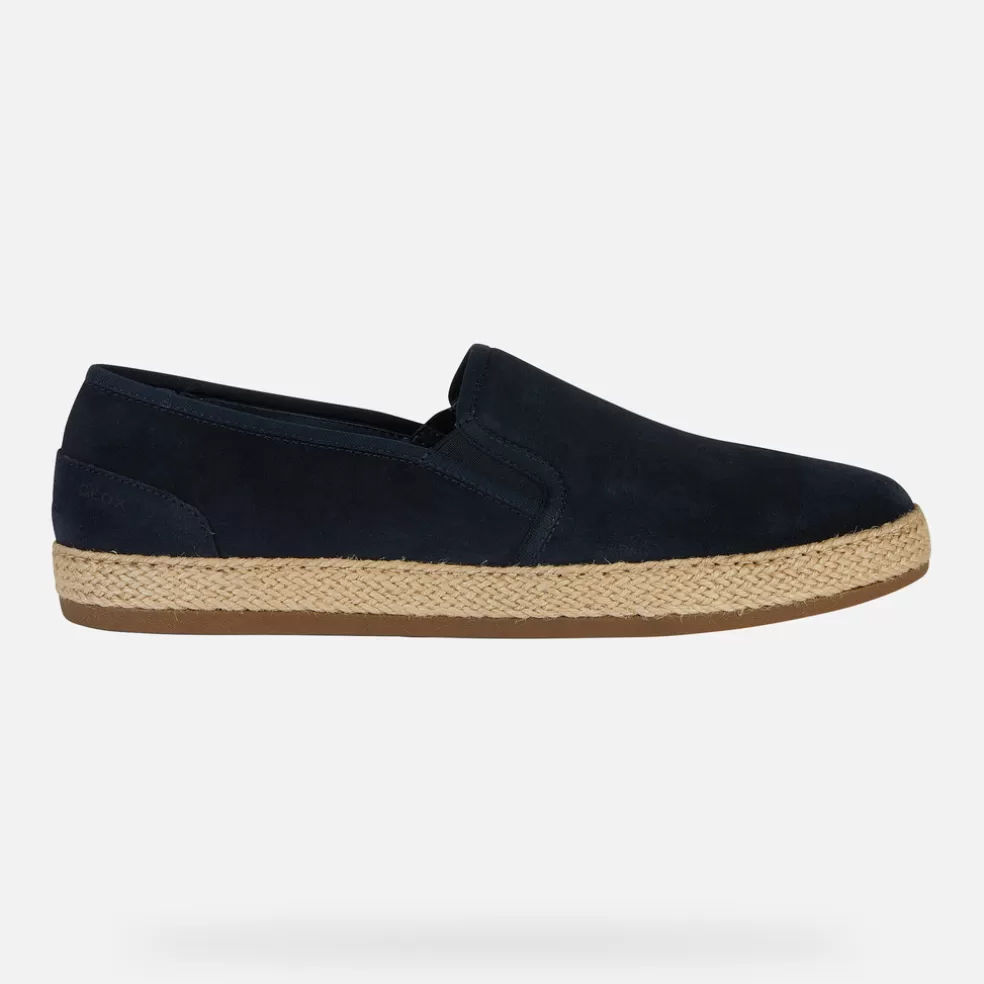 Geox PANTELLERIA HOMEM - SLIP ON de homem azul marinho Cheap