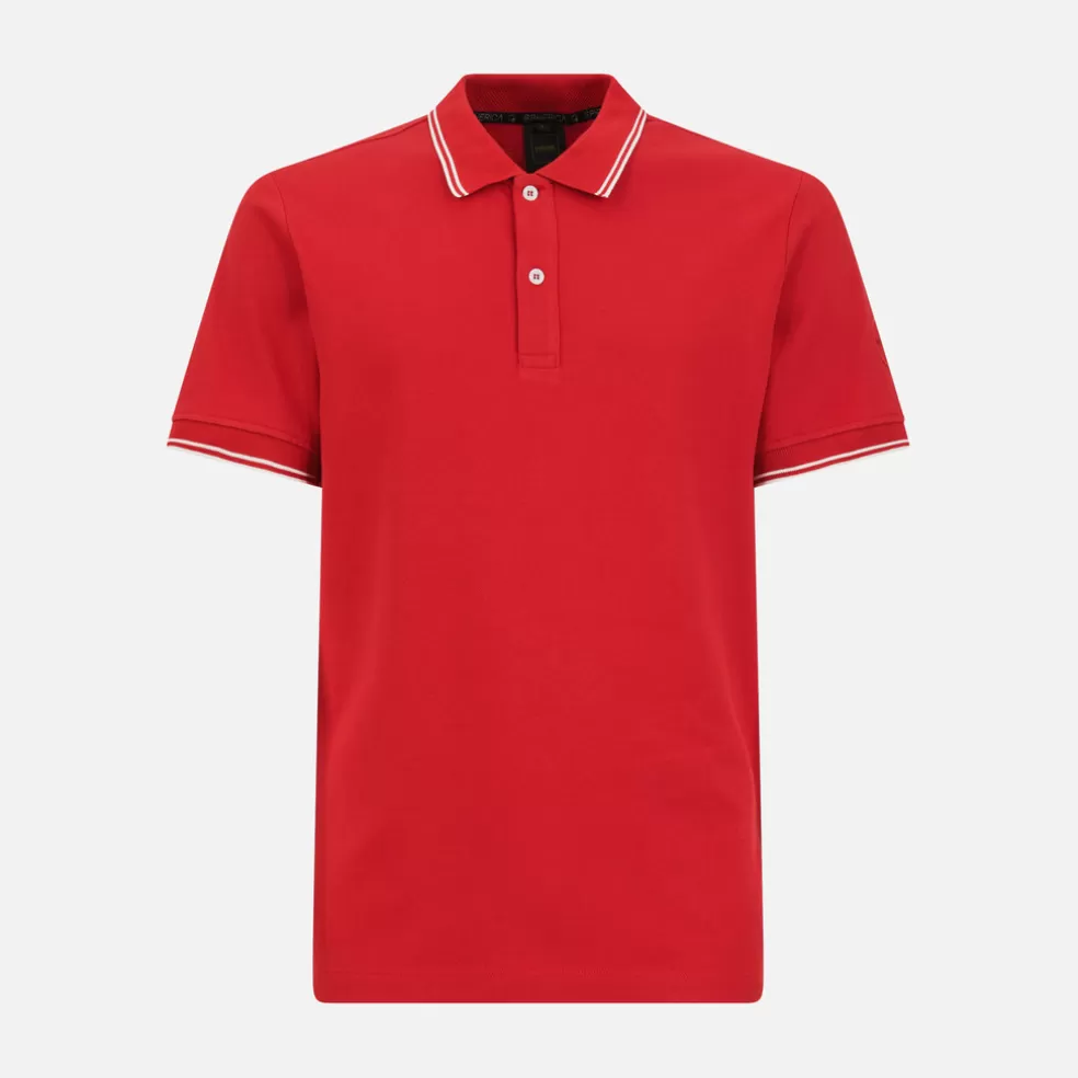 Geox POLO HOMEM - T-SHIRTS E POLOS de homem rouge Clearance