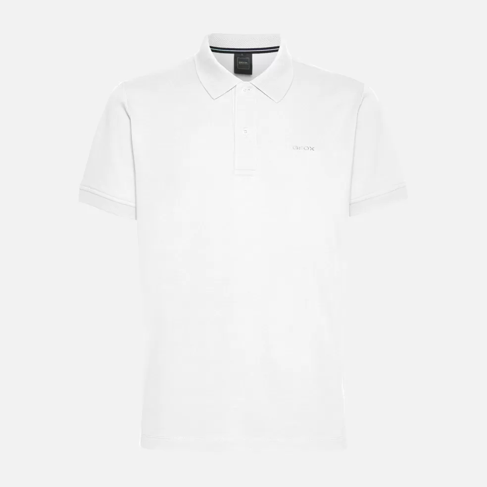 Geox POLO HOMEM - T-SHIRTS E POLOS de homem branco New