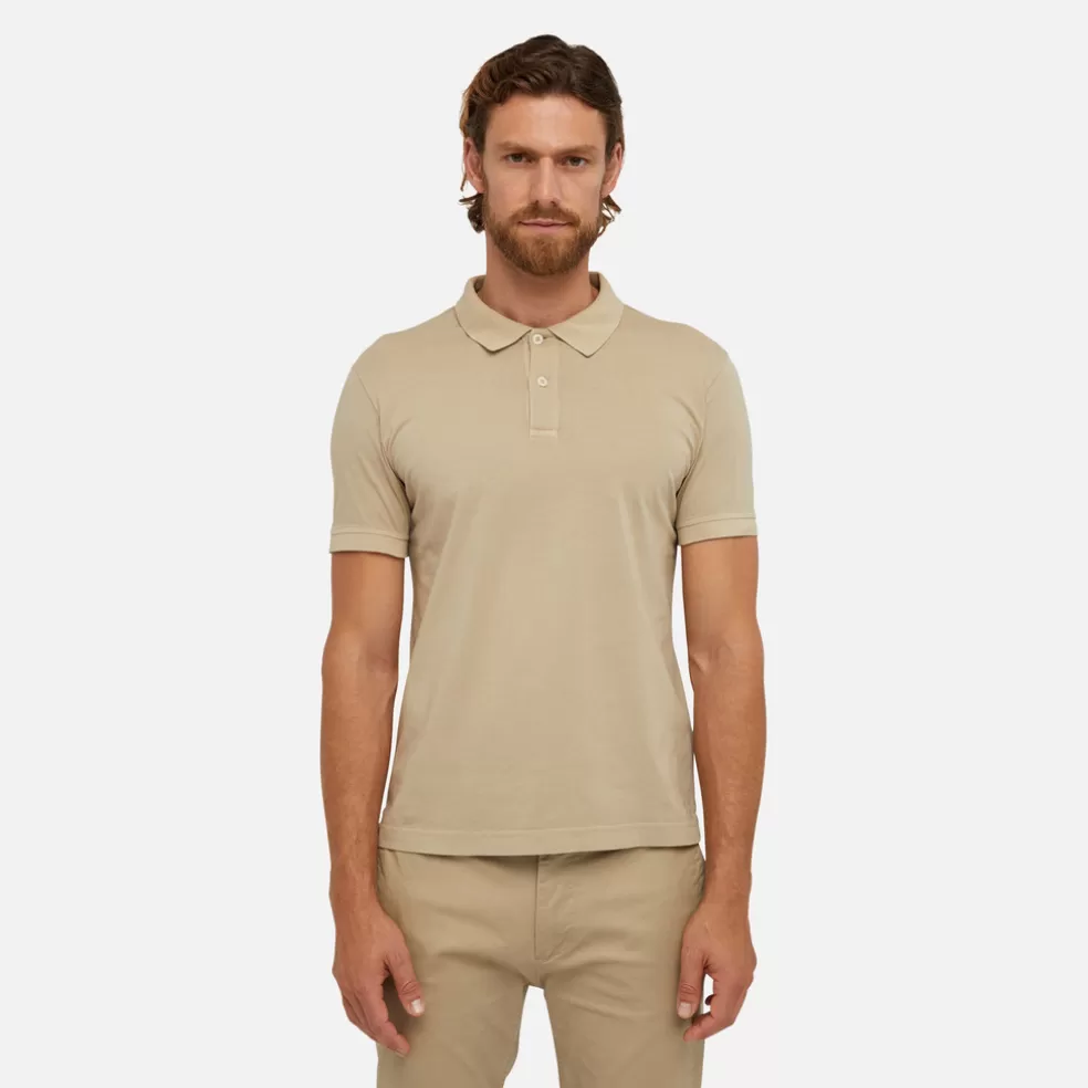 Geox POLO HOMEM - T-SHIRTS E POLOS de homem beige Hot