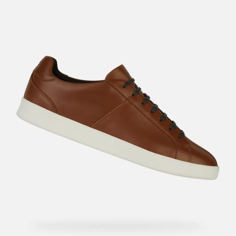 Geox REGIO HOMEM - SNEAKERS de homem castanho claro Cheap