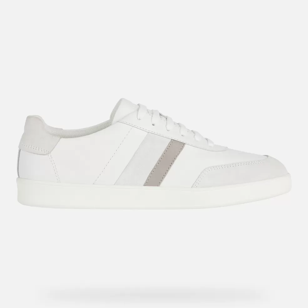 Geox REGIO HOMEM - SNEAKERS de homem branco/branco leite Shop