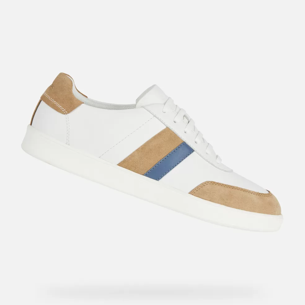 Geox REGIO HOMEM - SNEAKERS de homem branco/nude Cheap