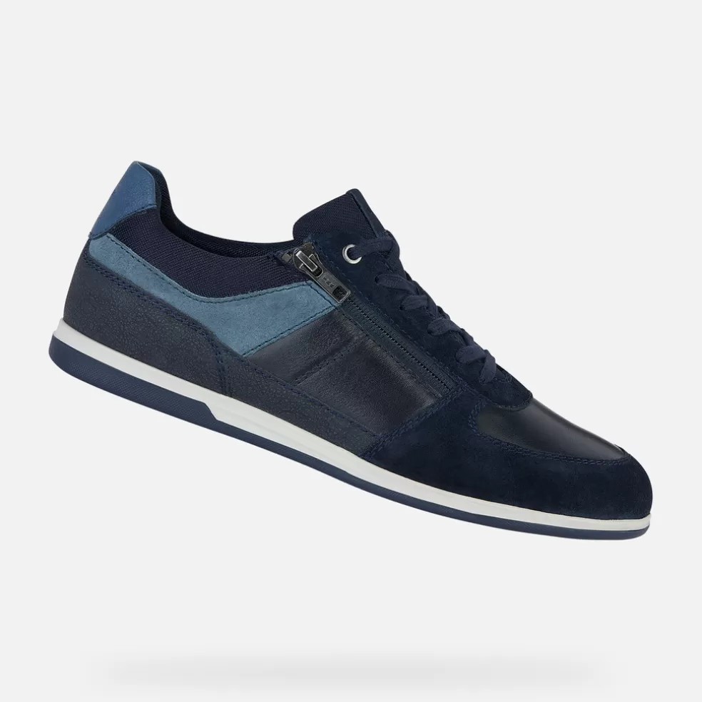 Geox RENAN HOMEM - SNEAKERS de homem azul marinho Best