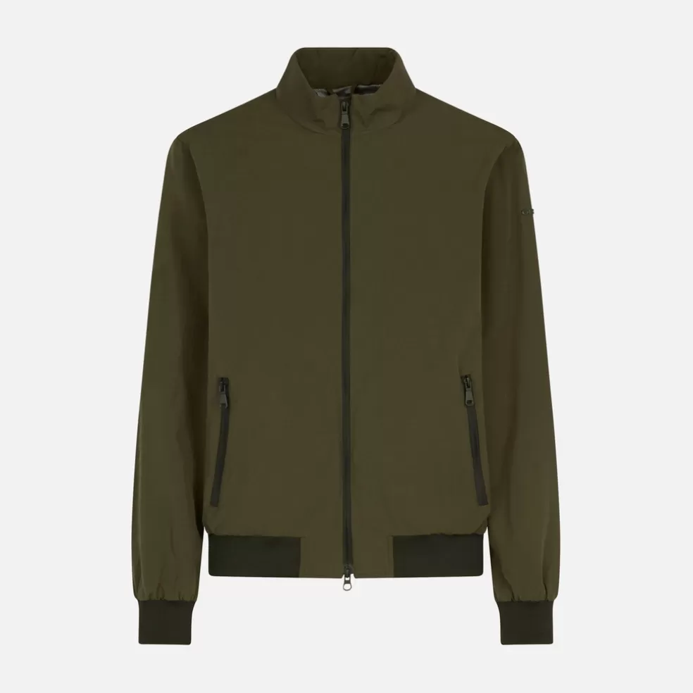 Geox RIETI HOMEM - BOMBERS de homem verde militar Best Sale