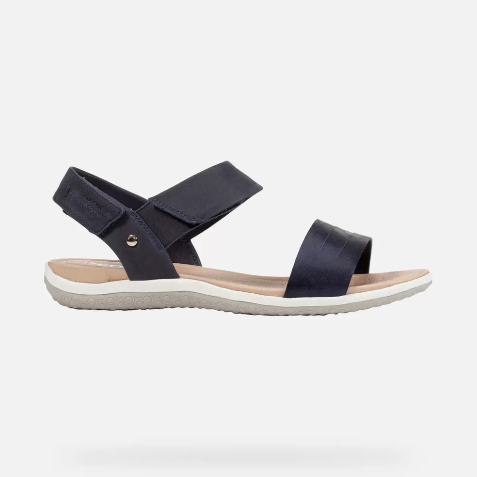 Geox SANDAL VEGA MULHER - SANDÁLIAS de mulher ganga escuro Clearance