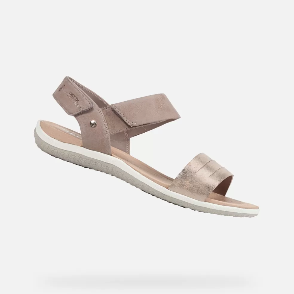 Geox SANDAL VEGA MULHER - SANDÁLIAS de mulher bege Best