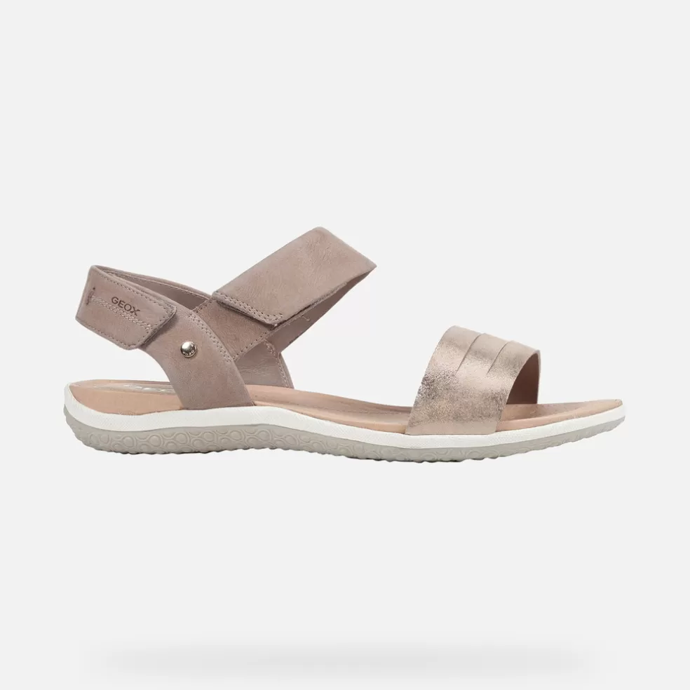 Geox SANDAL VEGA MULHER - SANDÁLIAS de mulher bege Best