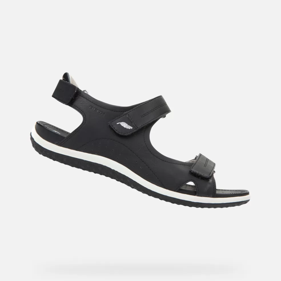 Geox SANDAL VEGA MULHER - SANDÁLIAS de mulher preto Store