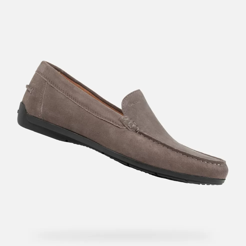 Geox SIRON HOMEM - MOCASSINS de homem pardo Sale