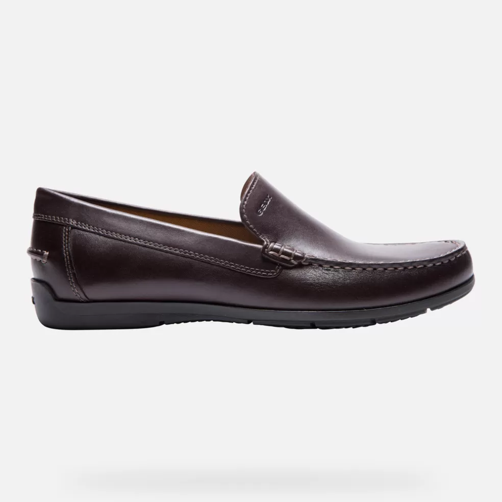 Geox SIRON HOMEM - MOCASSINS de homem castanho escuro Flash Sale