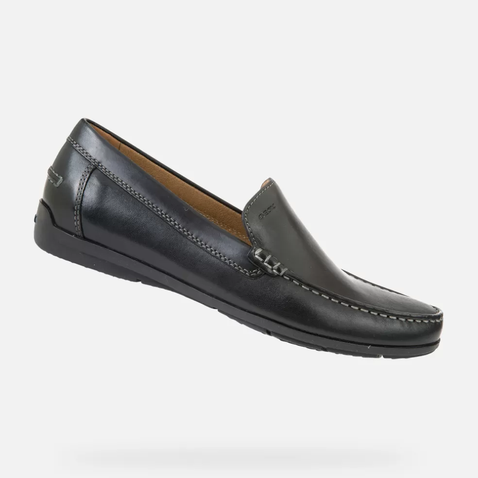 Geox SIRON HOMEM - MOCASSINS de homem preto Fashion