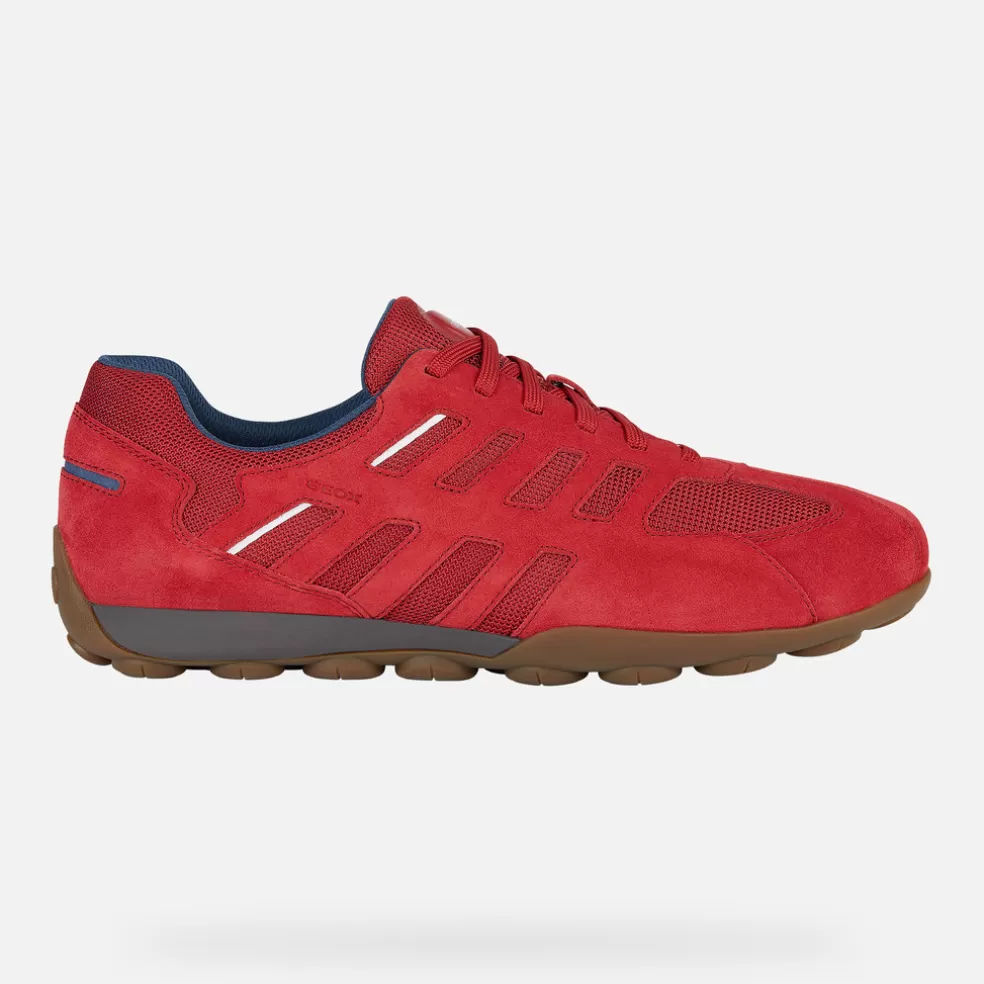 Geox SNAKE 2.0 HOMEM - SNEAKERS de homem vermelho Sale