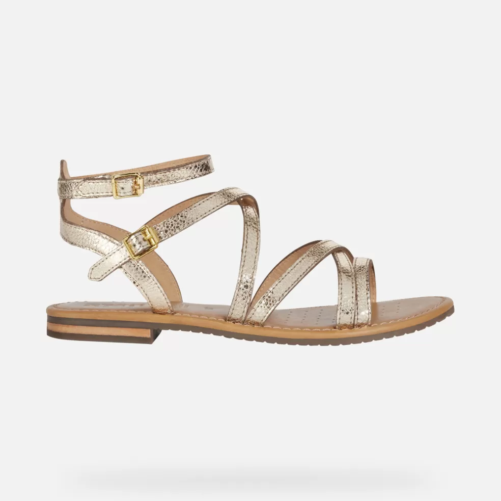 Geox SOZY S MULHER - SANDÁLIAS de mulher ouro Flash Sale