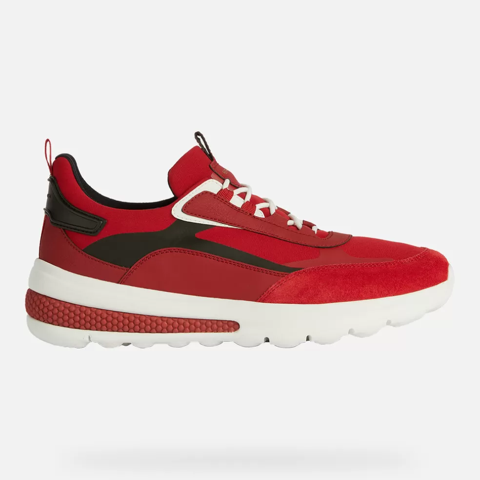 Geox SPHERICA ACTIF HOMEM - SNEAKERS de homem vermelho Cheap