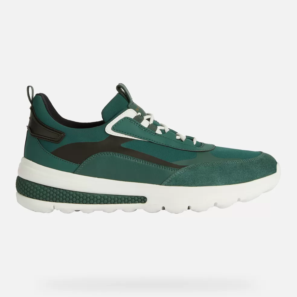 Geox SPHERICA ACTIF HOMEM - SNEAKERS de homem verde escuro Cheap