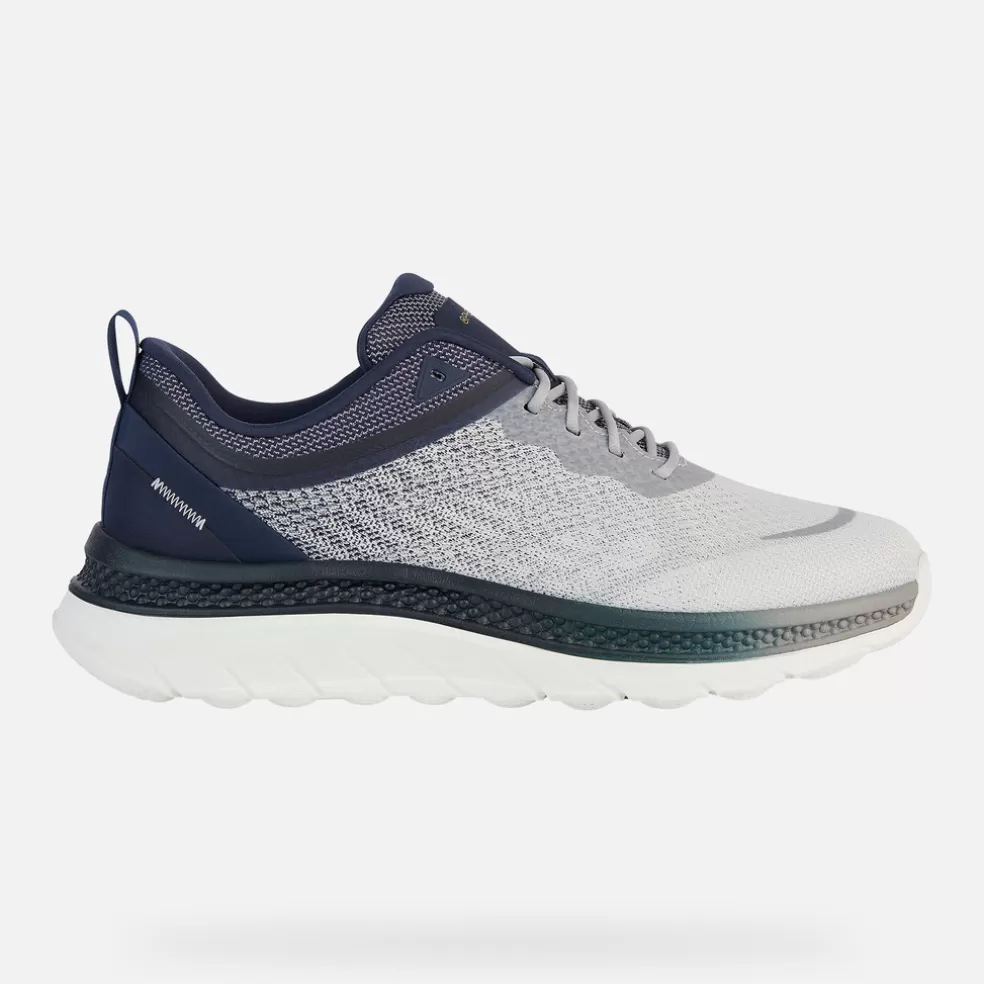 Geox SPHERICA ACTIF X HOMEM - SNEAKERS de homem cinzento claro/azul acinzentado escuro Outlet