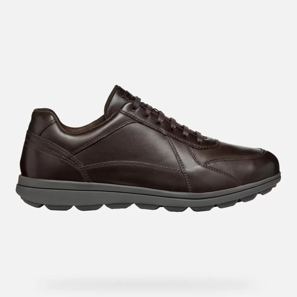 Geox SPHERICA EC12 HOMEM - SAPATOS CASUAIS de homem castanho escuro Cheap