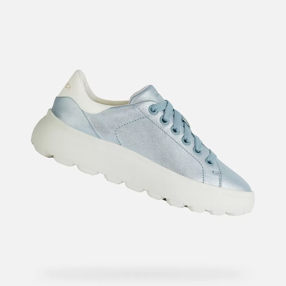 Geox SPHERICA EC4.1 MULHER - SNEAKERS de mulher azul acinzentado/branco Best