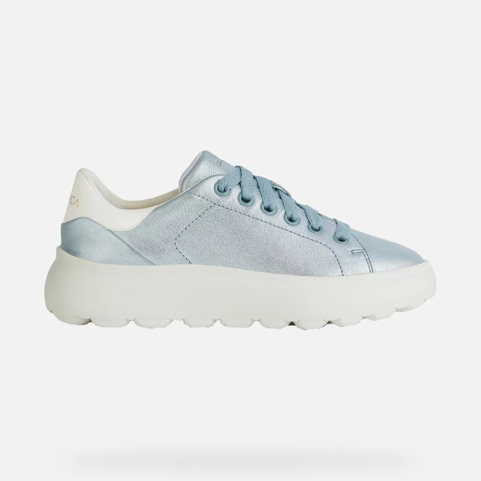 Geox SPHERICA EC4.1 MULHER - SNEAKERS de mulher azul acinzentado/branco Best