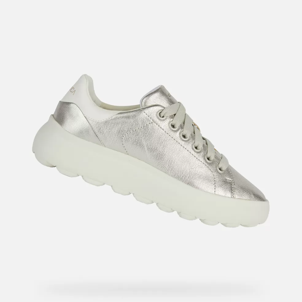 Geox SPHERICA EC4.1 MULHER - SNEAKERS de mulher ouro/branco Discount