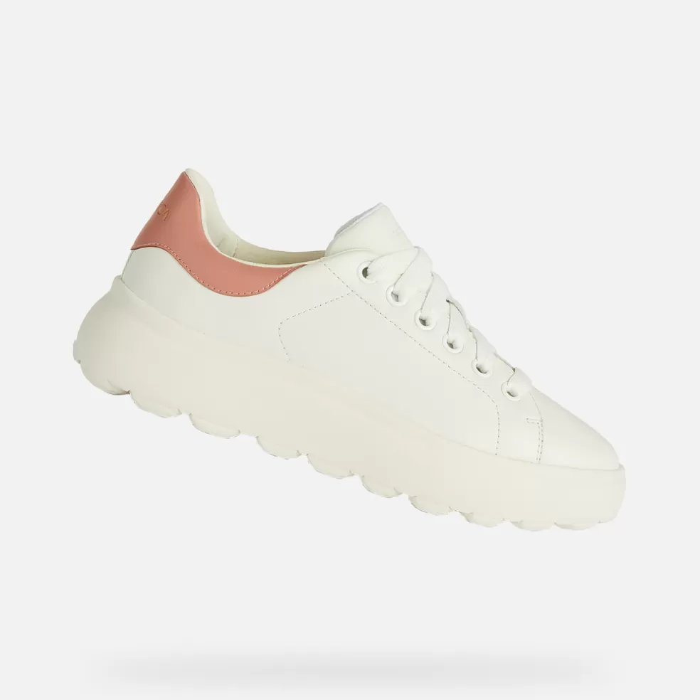 Geox SPHERICA EC4.1 MULHER - SNEAKERS de mulher branco/nude Best