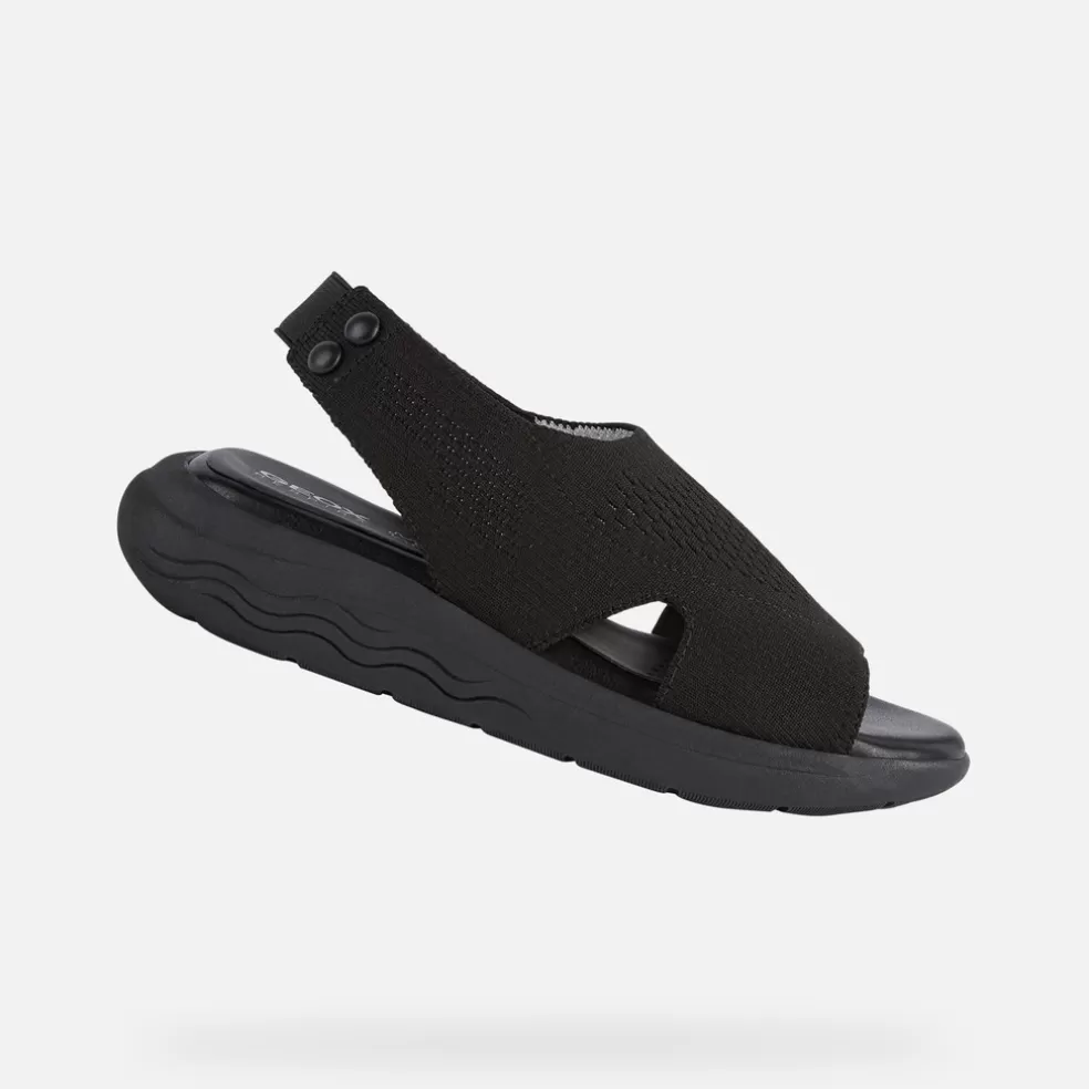 Geox SPHERICA EC5 MULHER - SANDÁLIAS de mulher preto Outlet