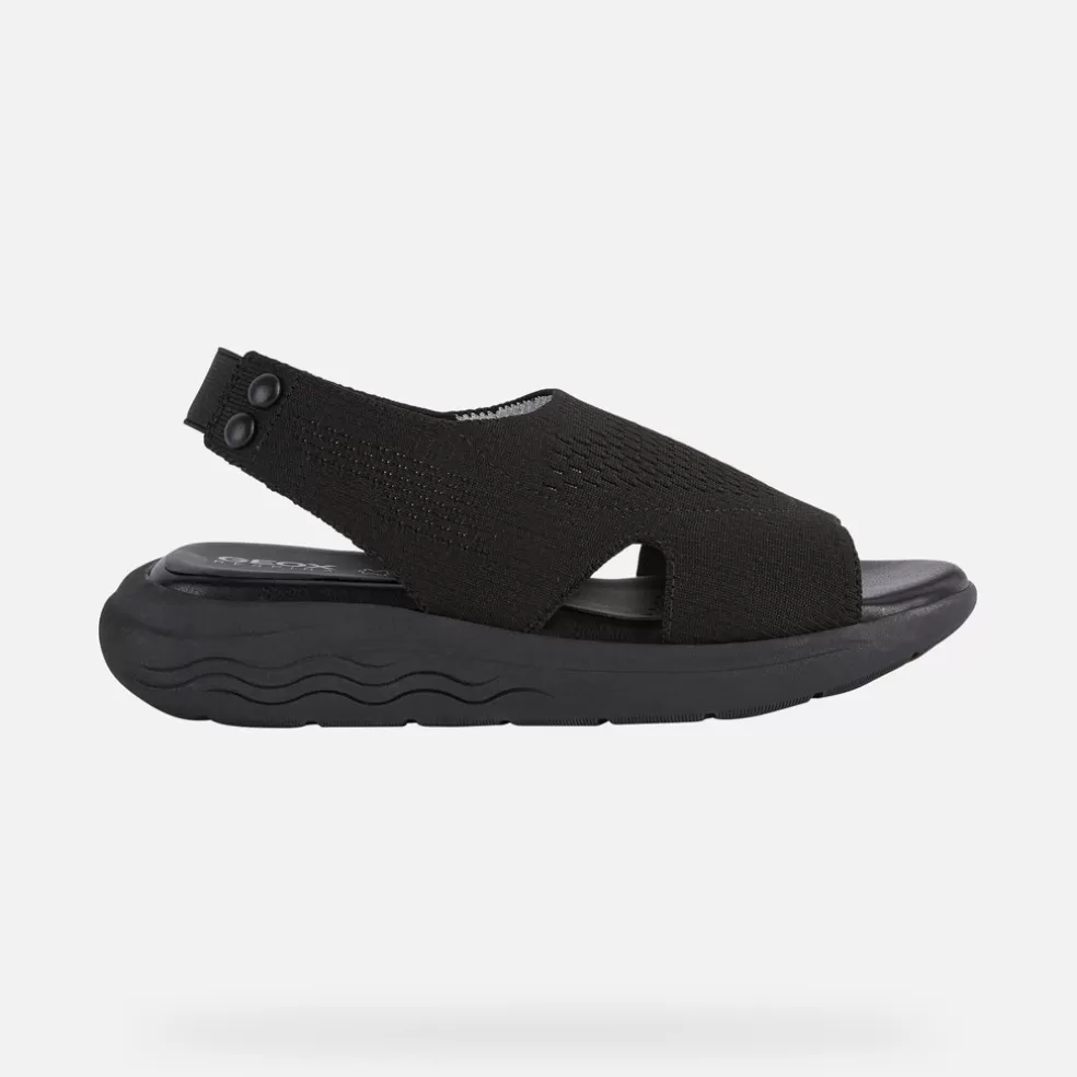 Geox SPHERICA EC5 MULHER - SANDÁLIAS de mulher preto Outlet