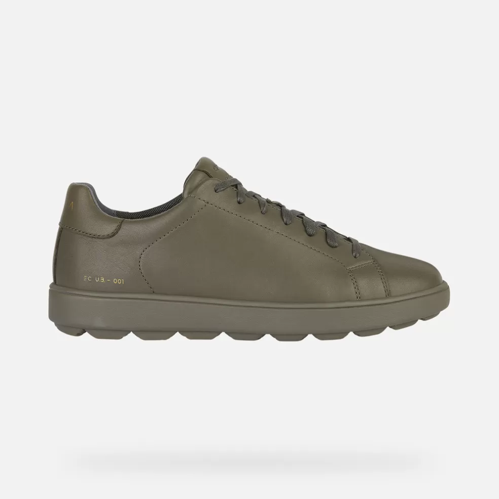 Geox SPHERICA ECUB-1 HOMEM - SNEAKERS de homem verde militar Shop