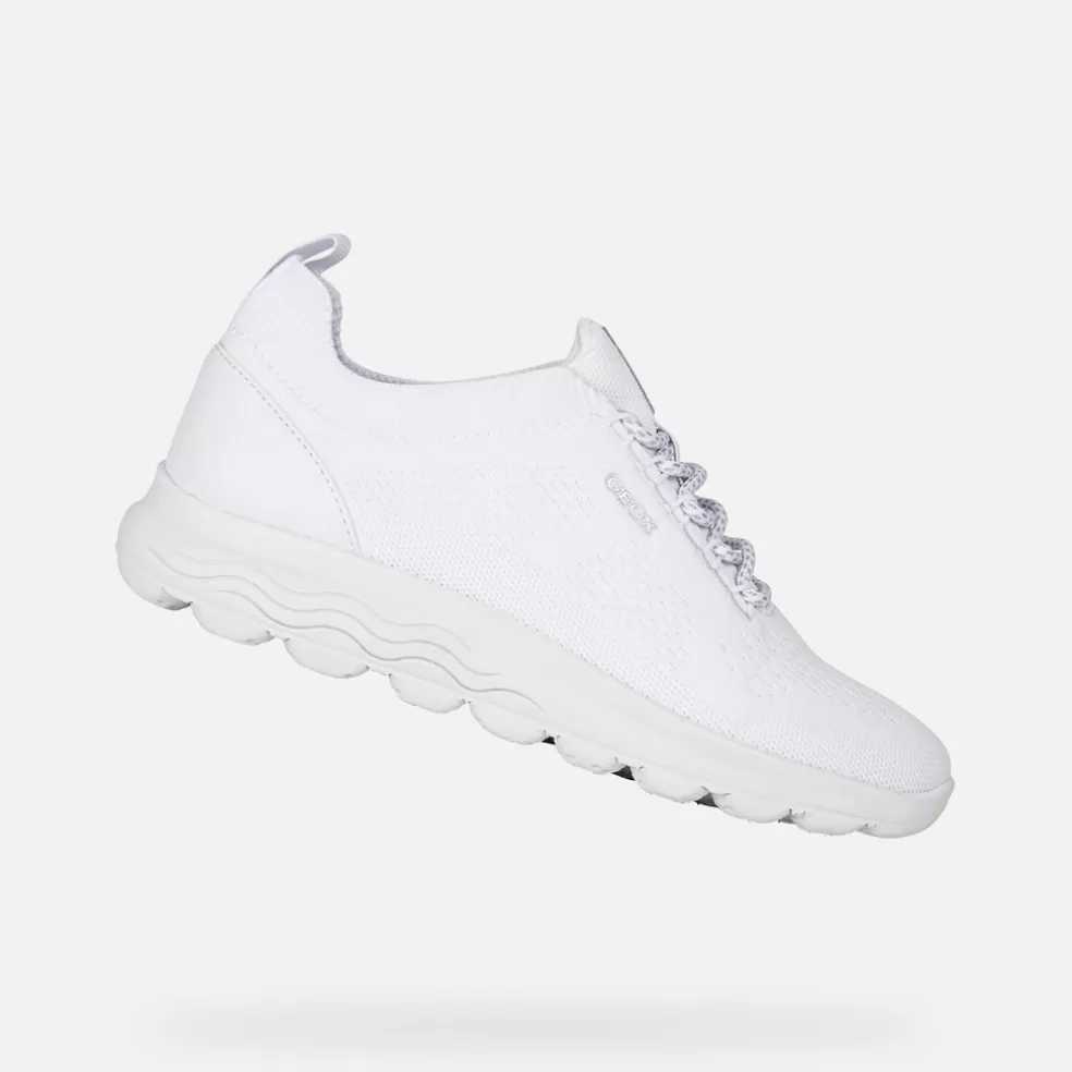 Geox SPHERICA MULHER - SNEAKERS de mulher branco Clearance