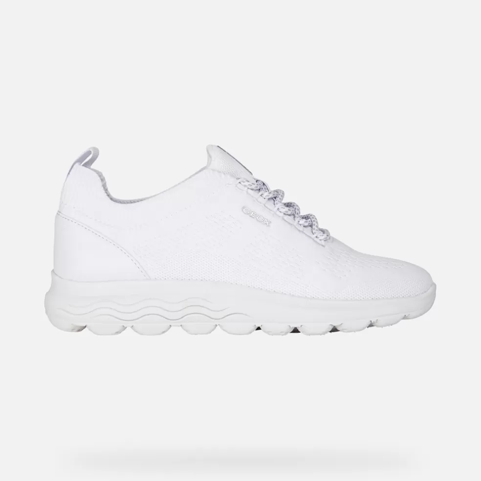 Geox SPHERICA MULHER - SNEAKERS de mulher branco Clearance