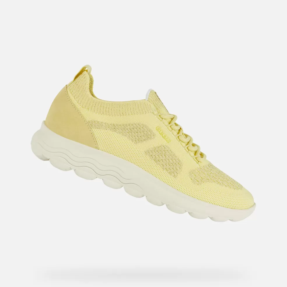 Geox SPHERICA MULHER - SNEAKERS de mulher amarelo claro Best