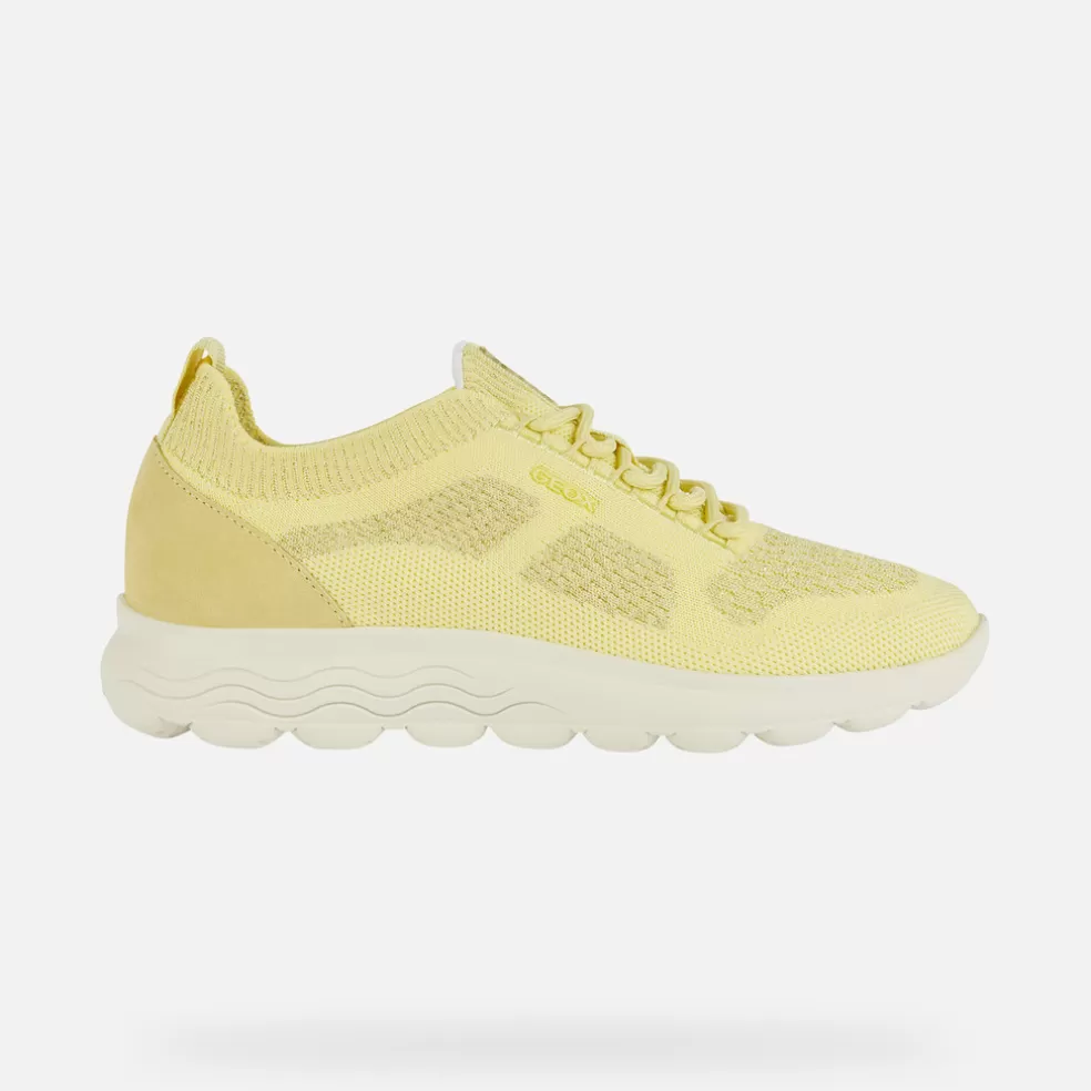 Geox SPHERICA MULHER - SNEAKERS de mulher amarelo claro Best