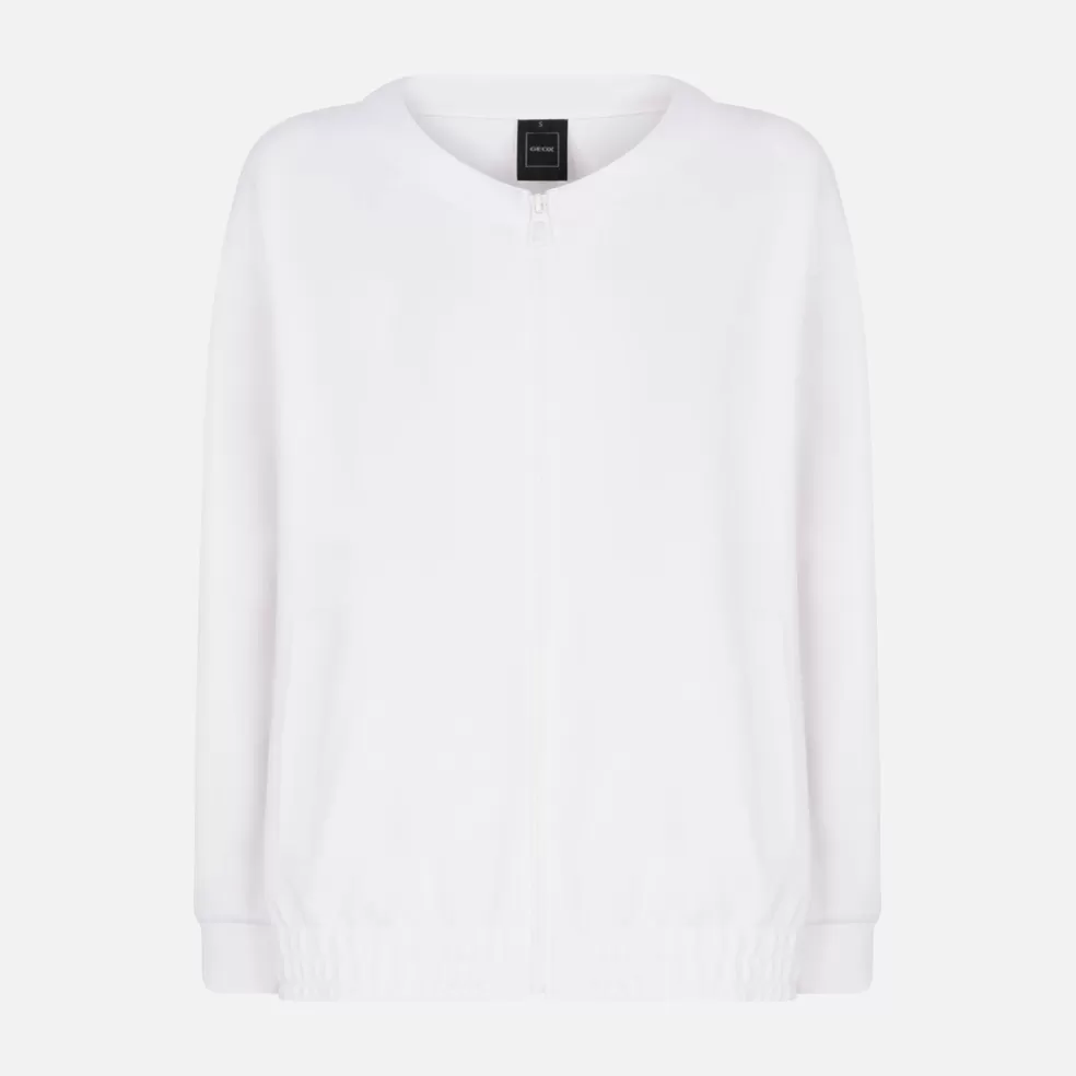 Geox SWEATER MULHER - SWEATSHIRTS de mulher branco Flash Sale