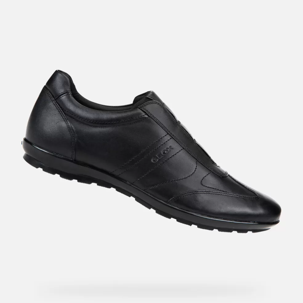 Geox SYMBOL HOMEM - SAPATOS CASUAIS de homem preto Fashion