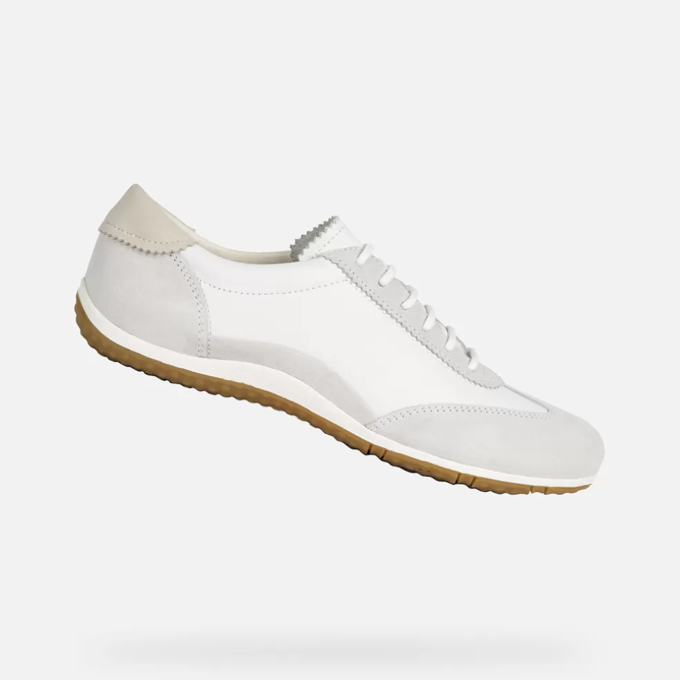 Geox VEGA MULHER - SNEAKERS de mulher branco leite/gelo Hot