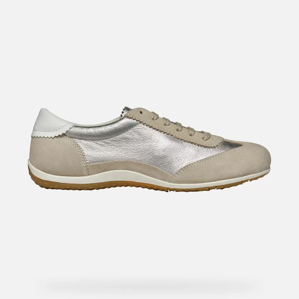 Geox VEGA MULHER - SNEAKERS de mulher pardo claro/ouro claro Best Sale