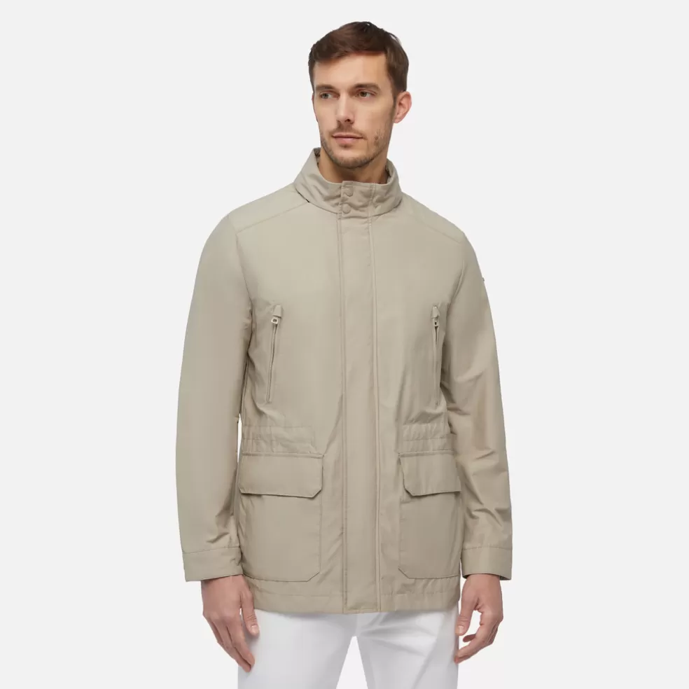 Geox VINCIT HOMEM - CASACOS de homem beige Cheap