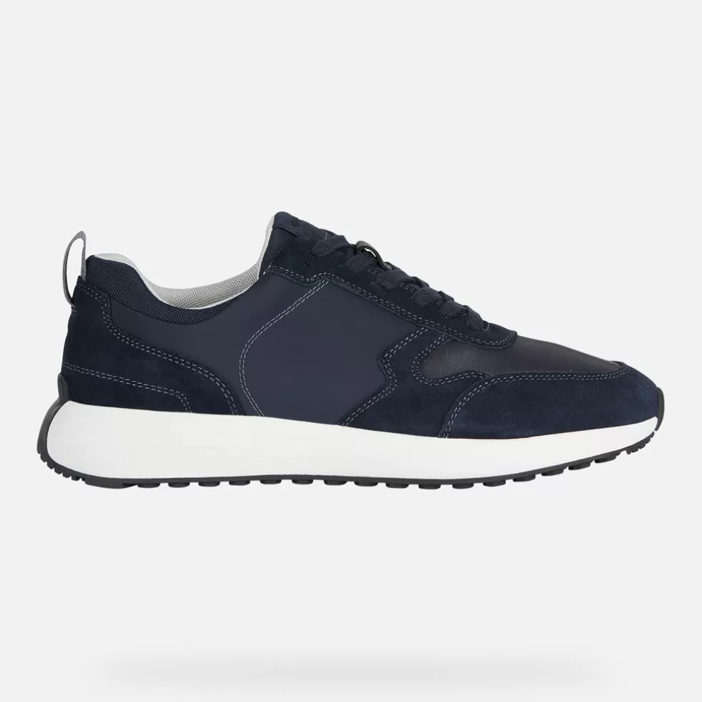 Geox VOLPIANO HOMEM - SNEAKERS de homem azul marinho Best