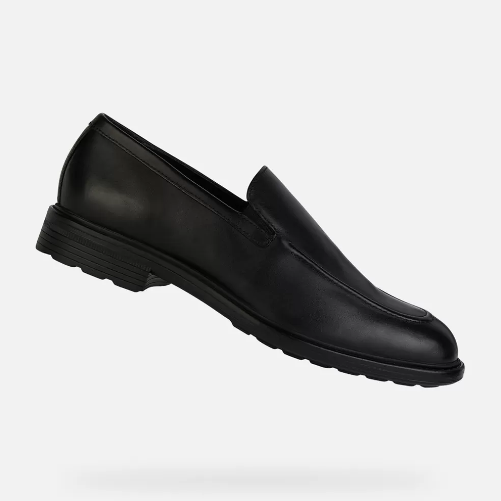 Geox WALK PLEASURE HOMEM - MOCASSINS de homem preto Cheap